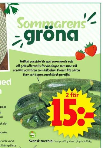 ICA Supermarket Zucchini erbjuda