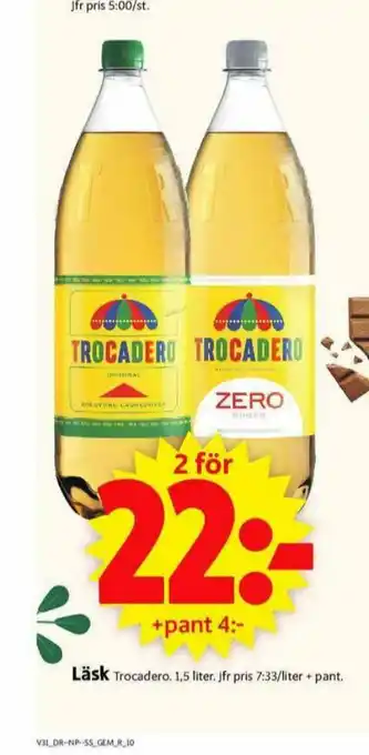 ICA Supermarket Zero Läskedryck erbjuda