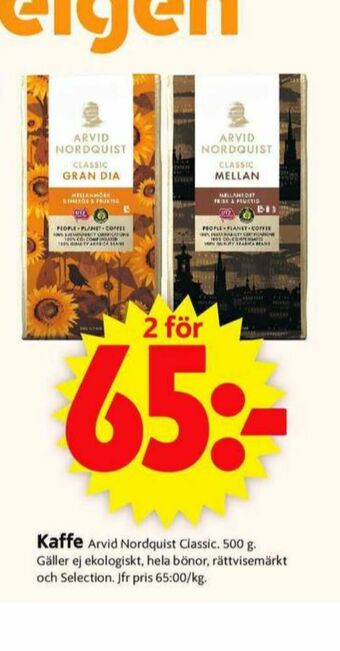 ICA Supermarket Gran Dia Kaffe malet erbjuda