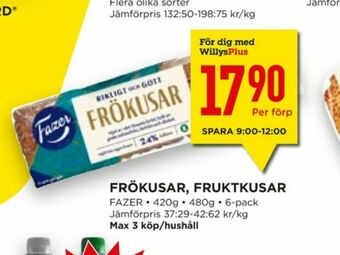 Willys Fruktkusar Matbröd erbjuda