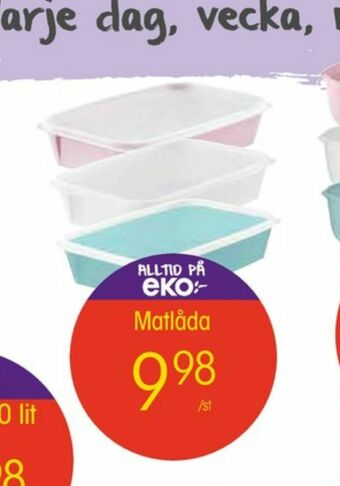 EKO Matlådor erbjuda