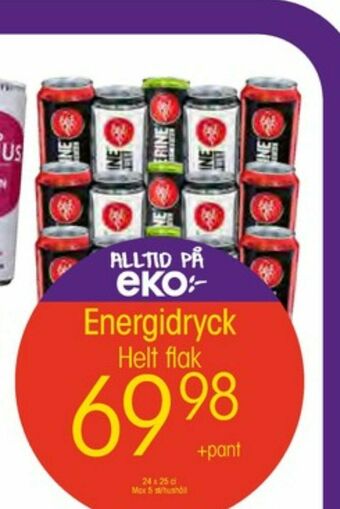 EKO Wolverine Energidryck erbjuda
