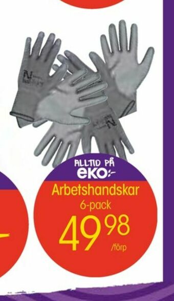 EKO Nelson Garden Arbetshandskar erbjuda