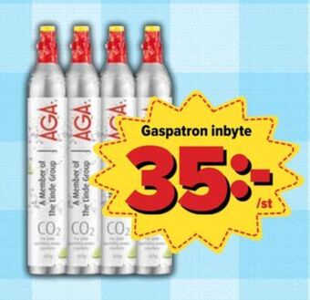 Östenssons Aga kolsyrepatron erbjuda