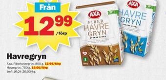 Pekås Axa havregryn erbjuda