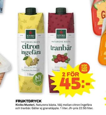 Coop Forum Fruktdryck erbjuda