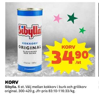 Coop Daglivs Korv erbjuda