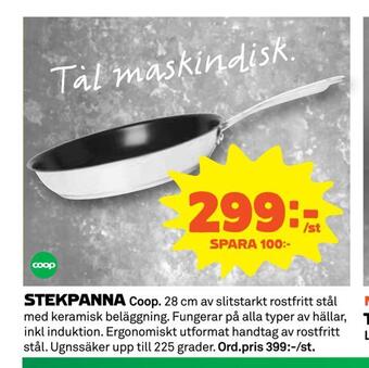Coop Daglivs Stekpanna erbjuda