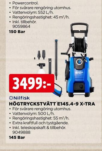 Jem&Fix Högtryckstvätt e145,4-9 x-tra erbjuda
