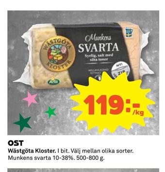Coop Daglivs Ost erbjuda