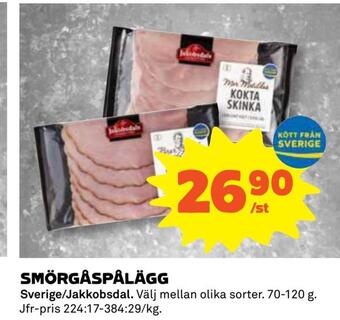 Coop Daglivs Smörgåspålägg erbjuda