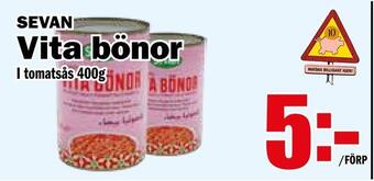 Matdax Vita bönor erbjuda