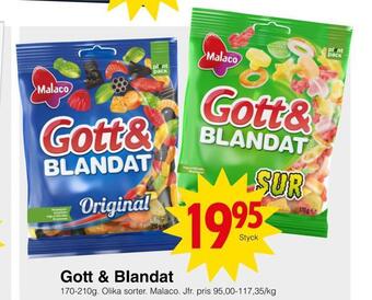 Matöppet Gott & blandat erbjuda