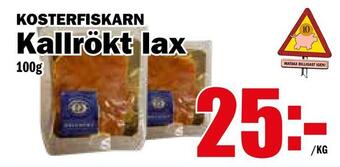 Matdax Kallrökt lax erbjuda