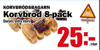 Matdax Korvbröd 8-pack erbjuda