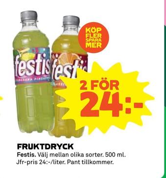 Coop Extra Fruktdryck erbjuda