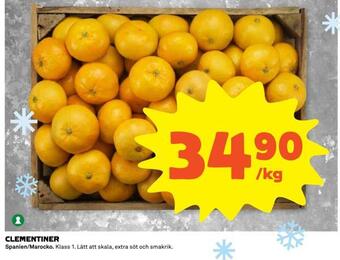 Coop Extra Clementiner erbjuda