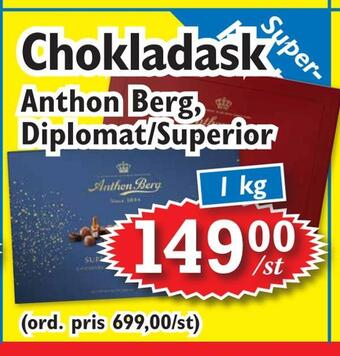 T-jarlen Chokladask erbjuda