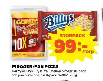 Stora Coop Piroger/pan pizza erbjuda