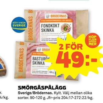Stora Coop Smörgåspålägg erbjuda