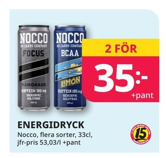 Tempo Energidryck erbjuda