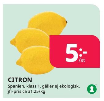 Tempo Citron erbjuda