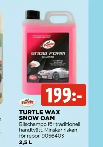 Jem&Fix Turtle wax snow oam erbjuda
