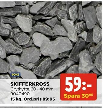 Jem&Fix Skifferkross erbjuda