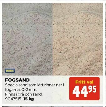 Jem&Fix Fogsand erbjuda