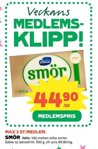 Coop Smör erbjuda