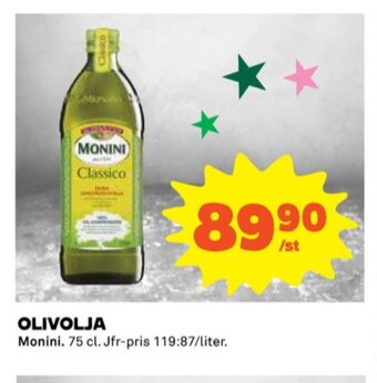 Coop Monini olivolja erbjuda