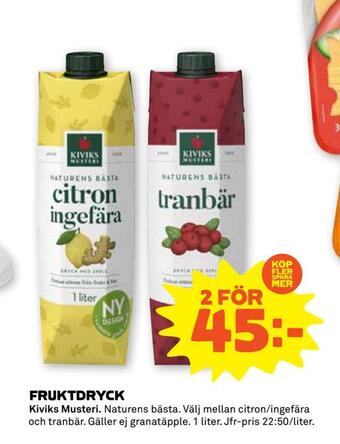 Stora Coop Fruktdryck erbjuda