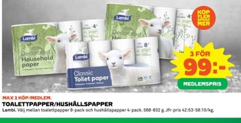 Coop Decorated hushållspapper erbjuda