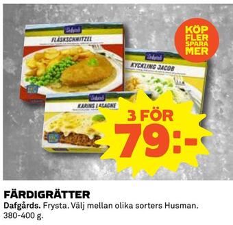 Coop Färdigrätter erbjuda