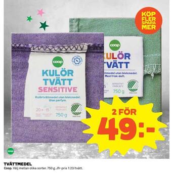 Coop Tvättmedel erbjuda