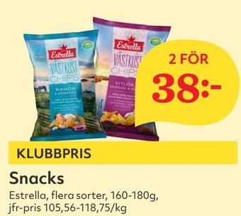 Hemköp Snacks erbjuda