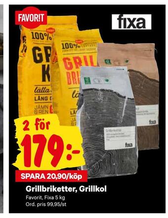 City Gross Grillbriketter, grillkol erbjuda