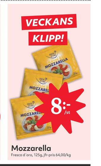 Hemköp Mozzarella erbjuda