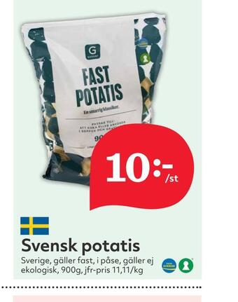Hemköp Svensk potatis erbjuda