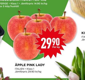 Willys Äpple pink lady erbjuda
