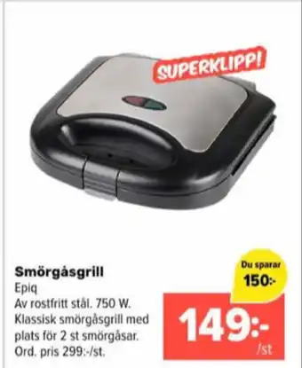 Epiq smörgåsgrill