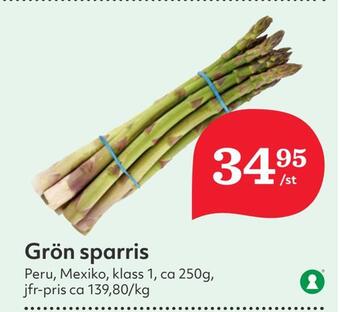 Grön sparris