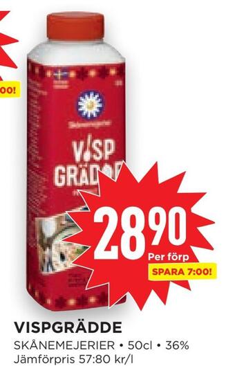 Willys Hemma Vispgrädde erbjuda