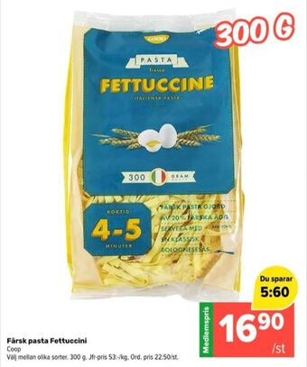 Coop Extra Coop pasta erbjuda
