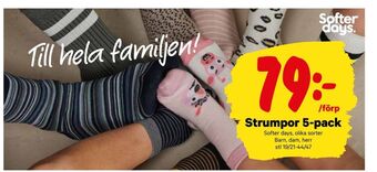 City Gross Softer days strumpor erbjuda