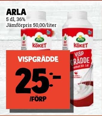 MatArket Vispgrädde erbjuda