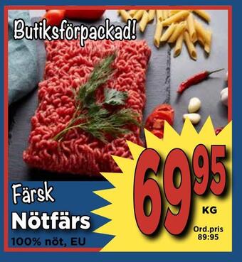 Supergrossen Nötfärs erbjuda