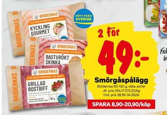 City Gross Smörgåspålägg erbjuda