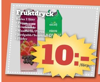 Bonum Matmarknad Fruktdryck erbjuda