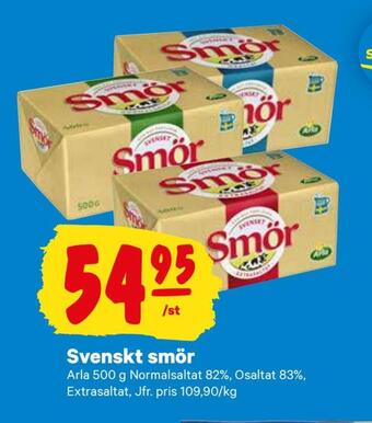 City Gross Svenskt smör erbjuda